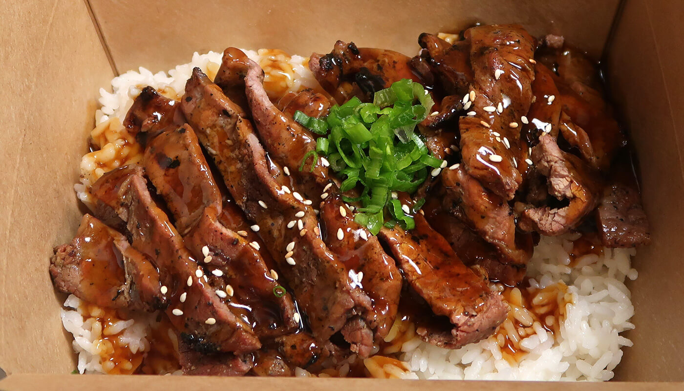 Order Beef Bowl food online from Soy Japanese Grill & Roll store, Los Angeles on bringmethat.com