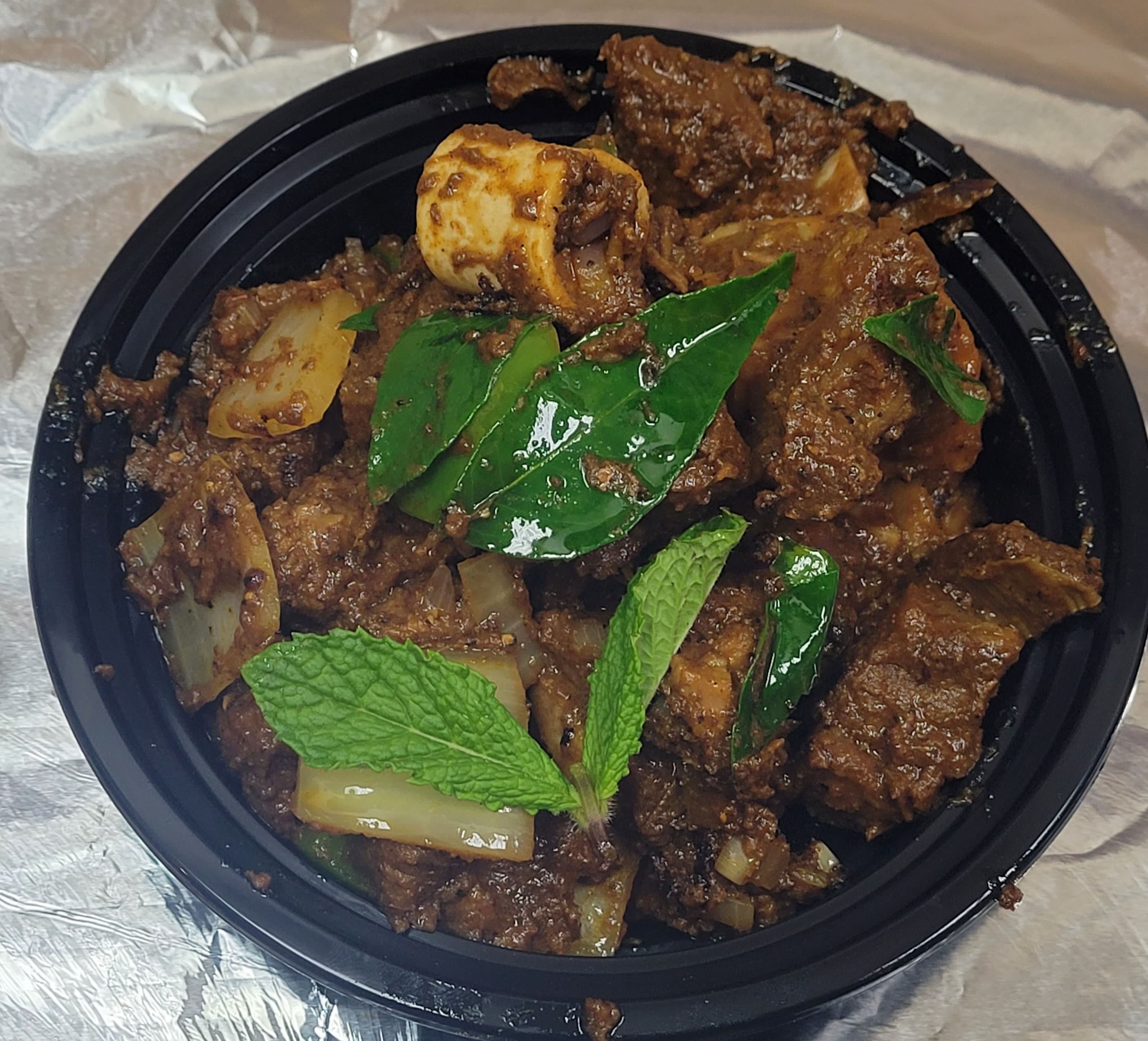 Order Goat Fry(Bone-In) food online from Tropical Curry And Grill store, Pflugerville on bringmethat.com