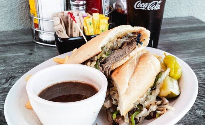 Order Philly Style French Dip OO food online from Biscuits Cafe store, Surprise on bringmethat.com