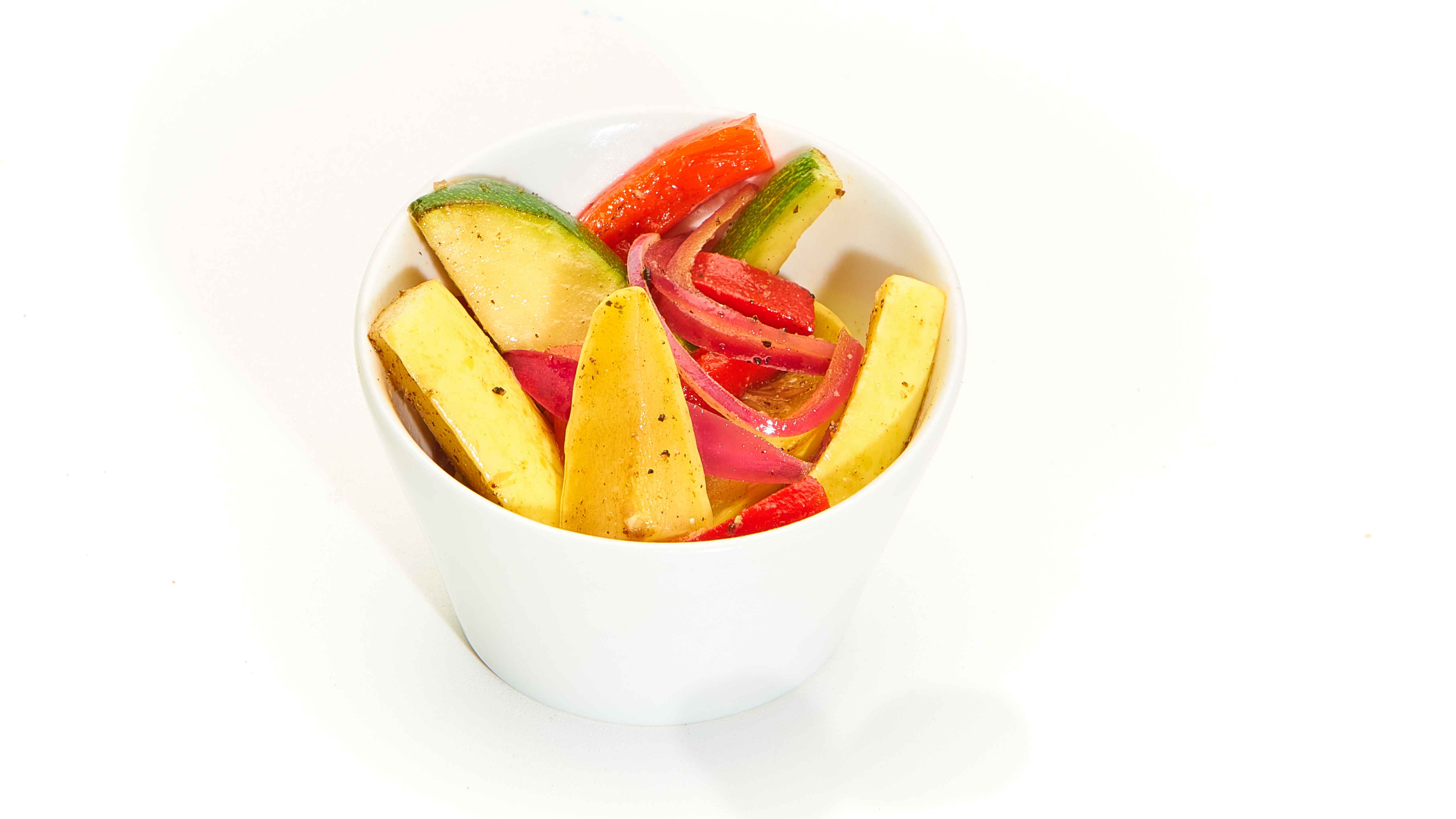 Order Side of Grilled Veggies food online from Taziki's Mediterranean Cafe store, Charlotte on bringmethat.com