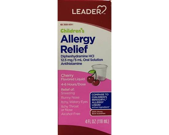 Order Leader Children's Allergy Relief food online from Trio Pharmacy store, Columbus on bringmethat.com