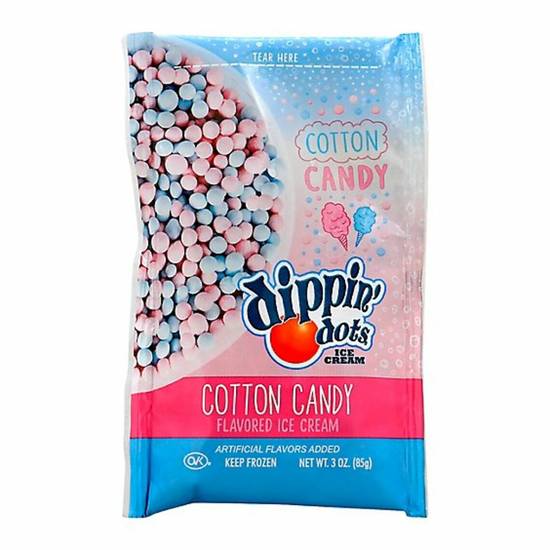 Order Dippin' Dots Cotton Candy Ice Cream food online from IV Deli Mart store, Goleta on bringmethat.com