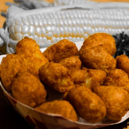 Order Small Corn Fritters food online from Henderson Chicken store, Dallas on bringmethat.com
