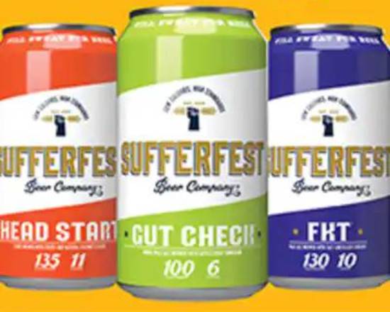 Order Sufferfest Variety Pack, 6pk-12oz can beer (5.5% ABV) food online from Tenderloin Liquor store, San Francisco on bringmethat.com