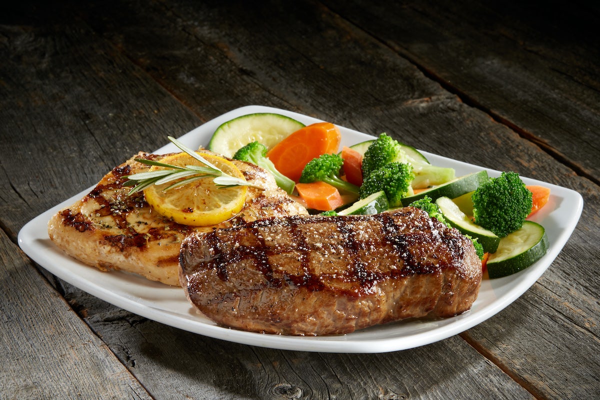Order Steak & Italian Herb Chicken  food online from Sizzler store, Carson on bringmethat.com