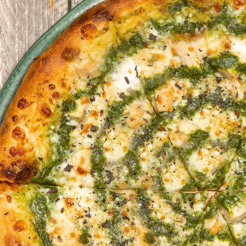 Order Pesto Chicken Pizza food online from Spin! Neapolitan Pizza store, Overland Park on bringmethat.com