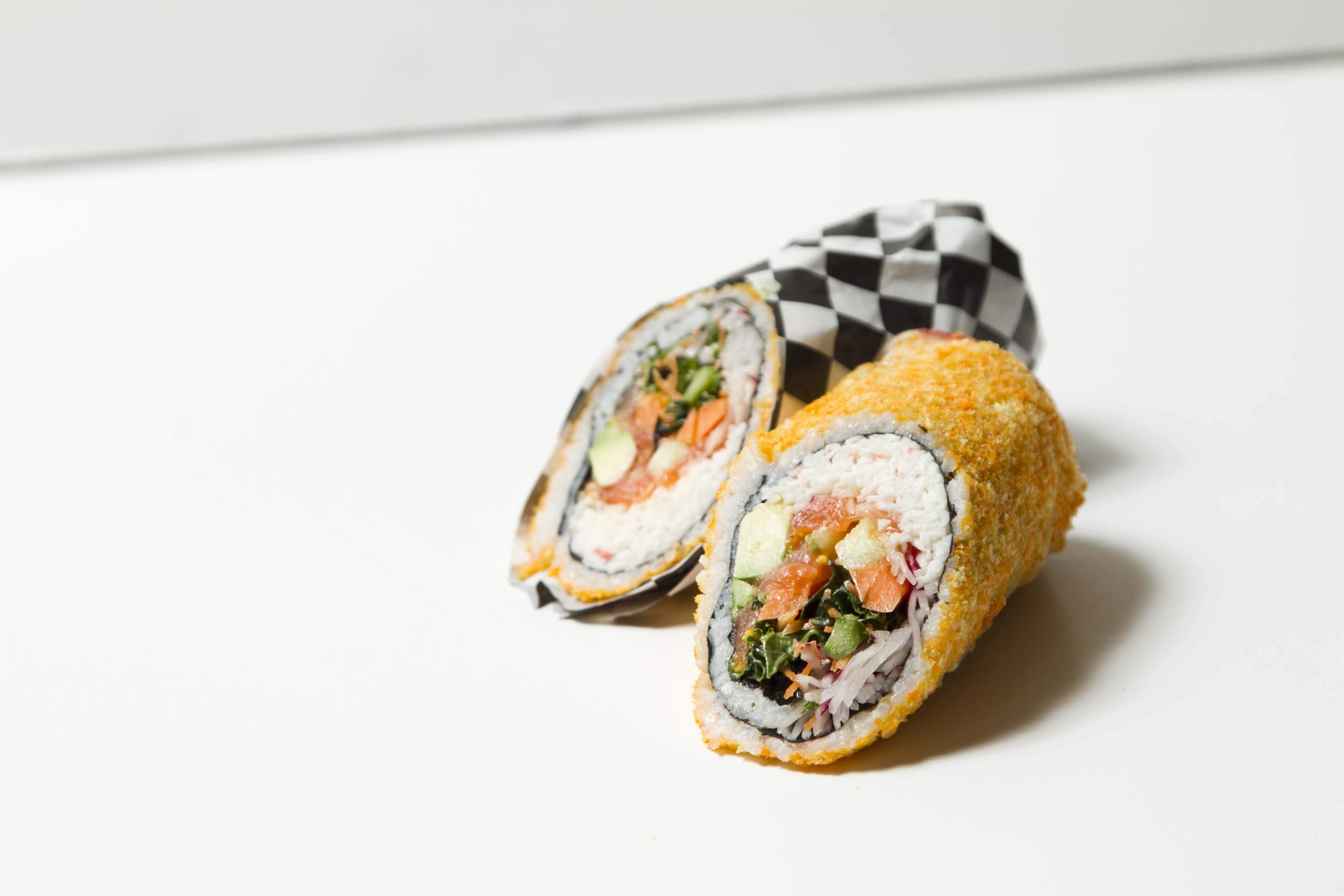Order Spicy Tuna Rollrrito food online from Black Sesame store, Irving on bringmethat.com