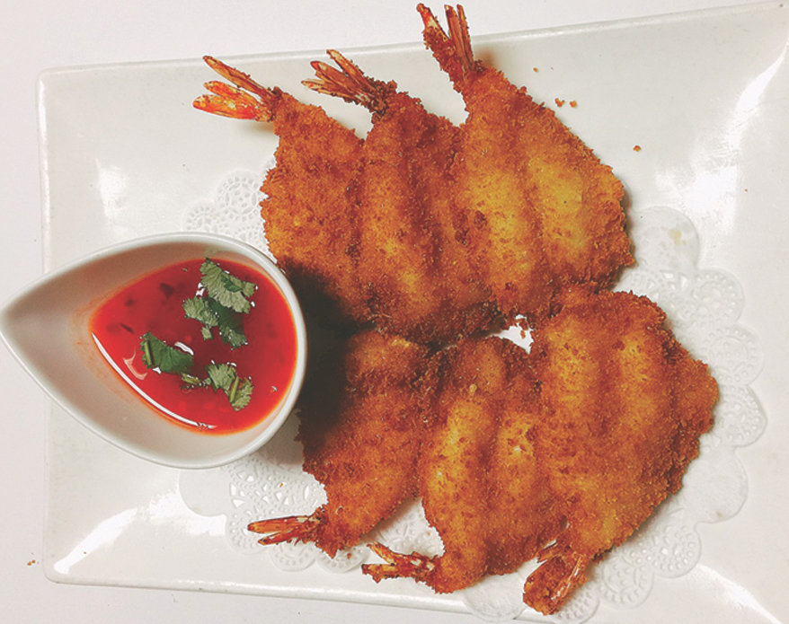 Order 6 Piece Butterfly Shrimps food online from Double Delicious Thai Cuisine store, Fountain Valley on bringmethat.com