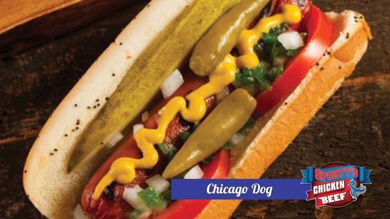 Order Chicago Dog food online from Sporty Restaurant & Catering store, Bloomingdale on bringmethat.com
