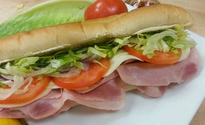 Order Ham, Turkey & Cheese Submarine Sandwich food online from NY Pizza Baby - Apopka store, Apopka on bringmethat.com