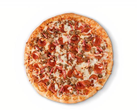 Order All Meat Specialty Pizza food online from Happy's Pizza store, Detroit on bringmethat.com