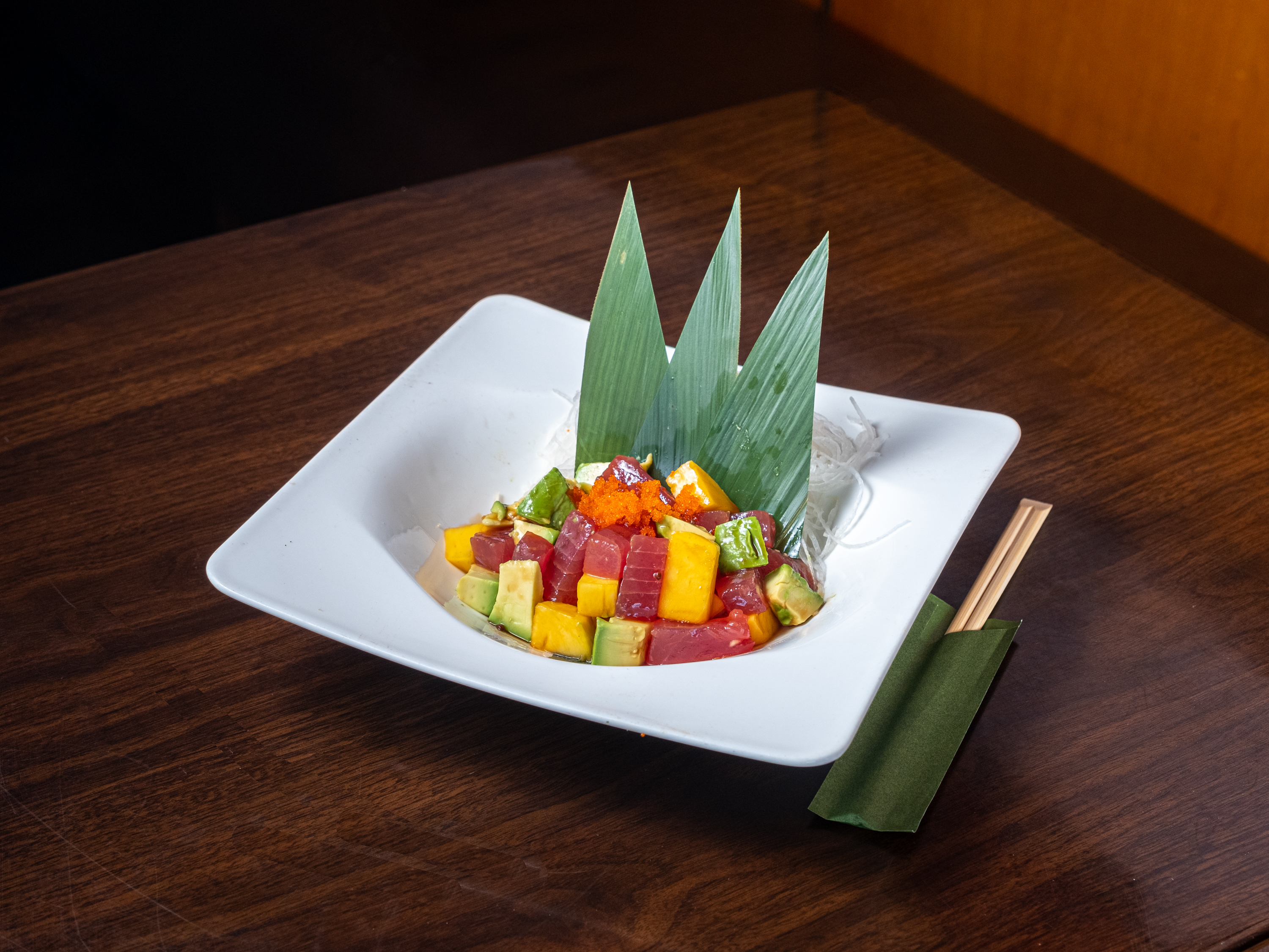 Order Yuzu Tuna food online from Sushi Palace store, Princeton on bringmethat.com