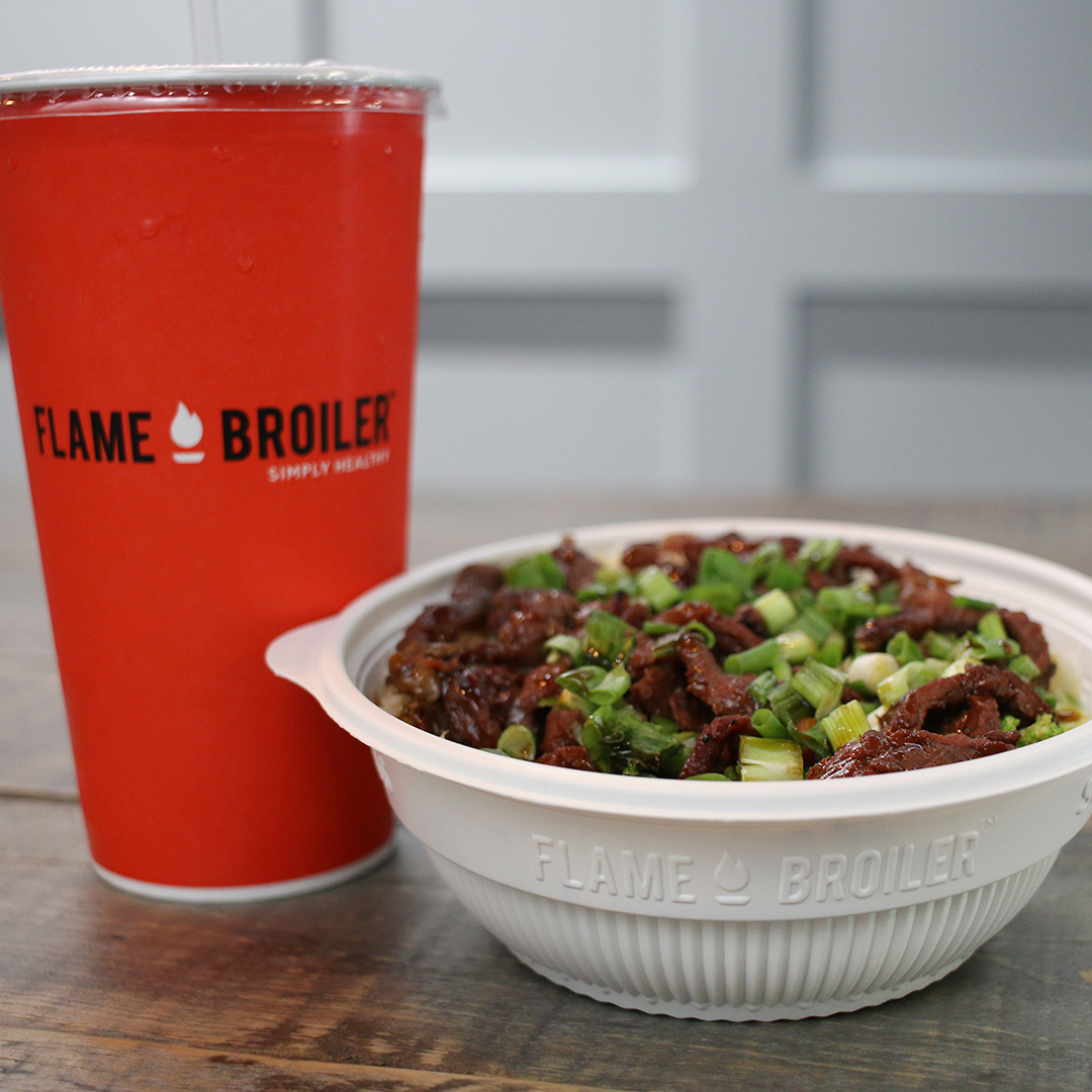 Order White meat only, mini chicken teriyaki bowl food online from Flame Broiler store, Westminster on bringmethat.com