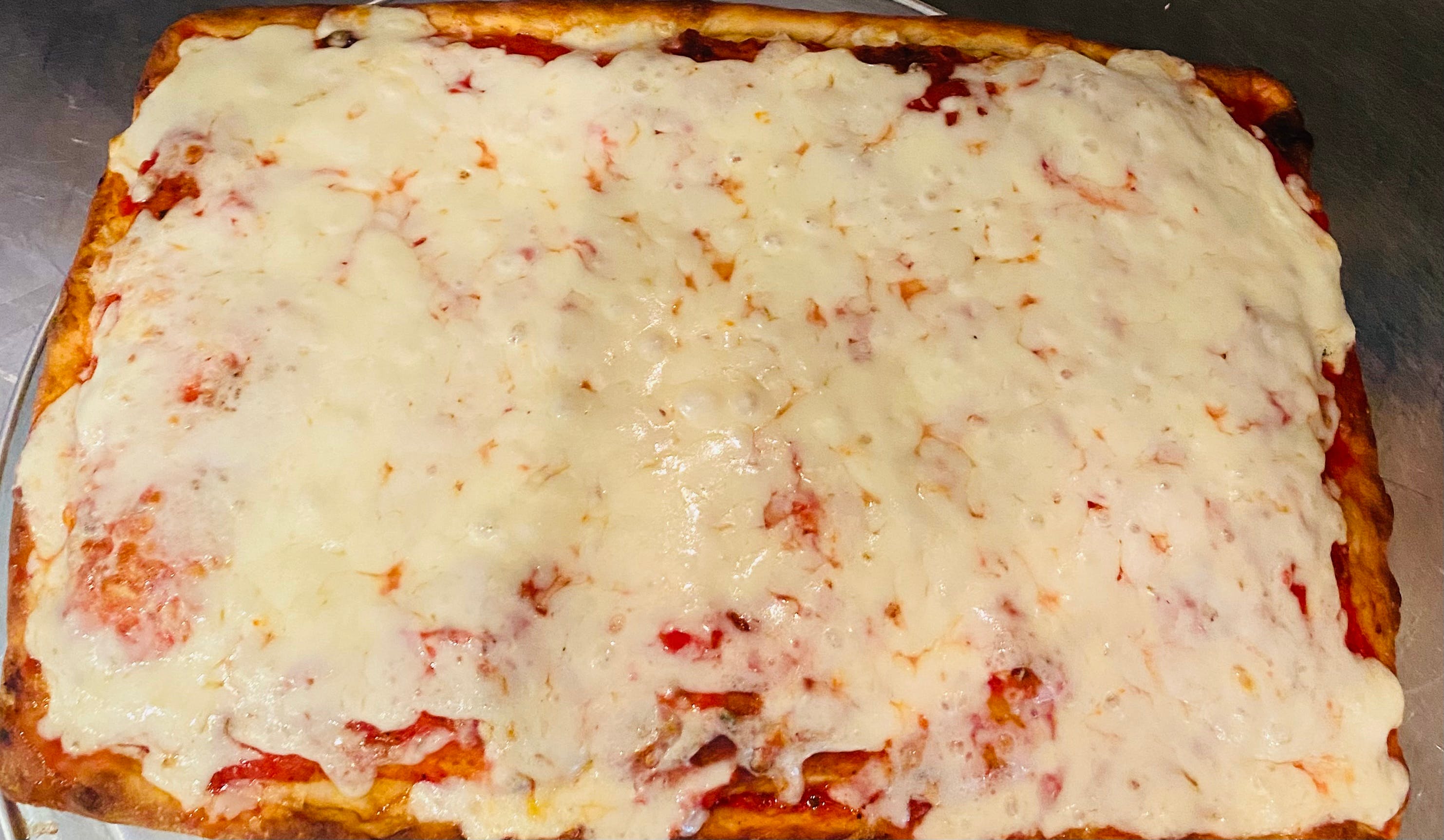 Order Sicilian Cheese Pizza - Sicilian food online from Pizza Station store, Katonah on bringmethat.com