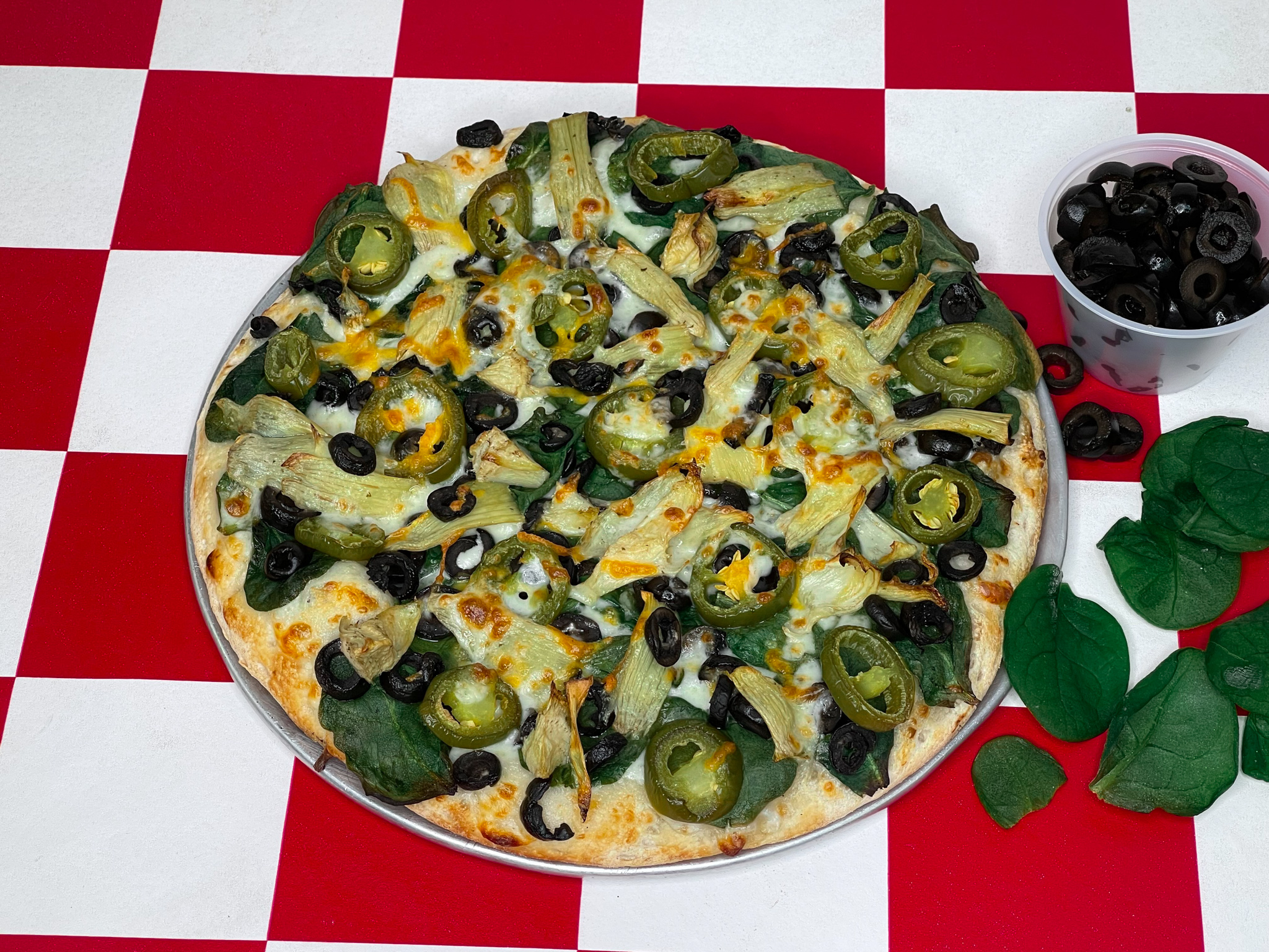Order Jack’s Special Veggie Pizza food online from Jackspizza & Wings store, Modesto on bringmethat.com