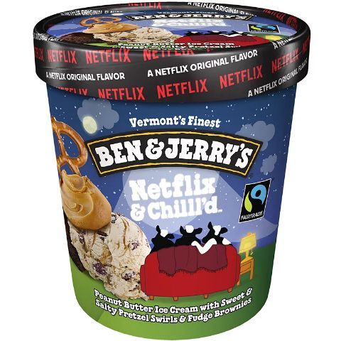 Order Ben & Jerry's Ice Cream Netflix & Chill'd 1 Pt food online from 7-Eleven store, San Francisco on bringmethat.com