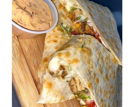 Order Chicken Quesadilla food online from Uptown Deli & Grill store, Passaic on bringmethat.com