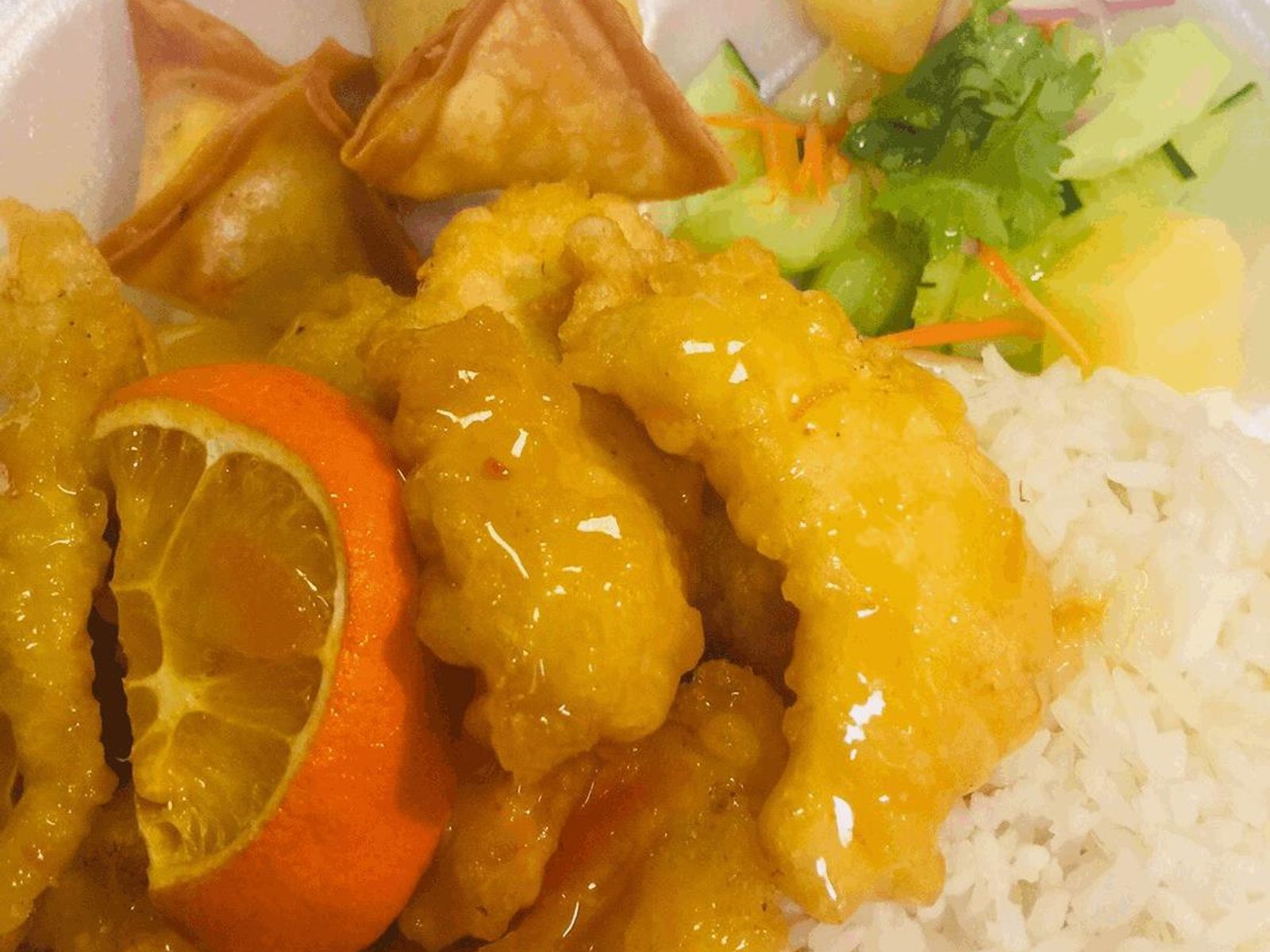 Order Orange Chicken food online from Similan Thai & Sushi store, Chicago on bringmethat.com