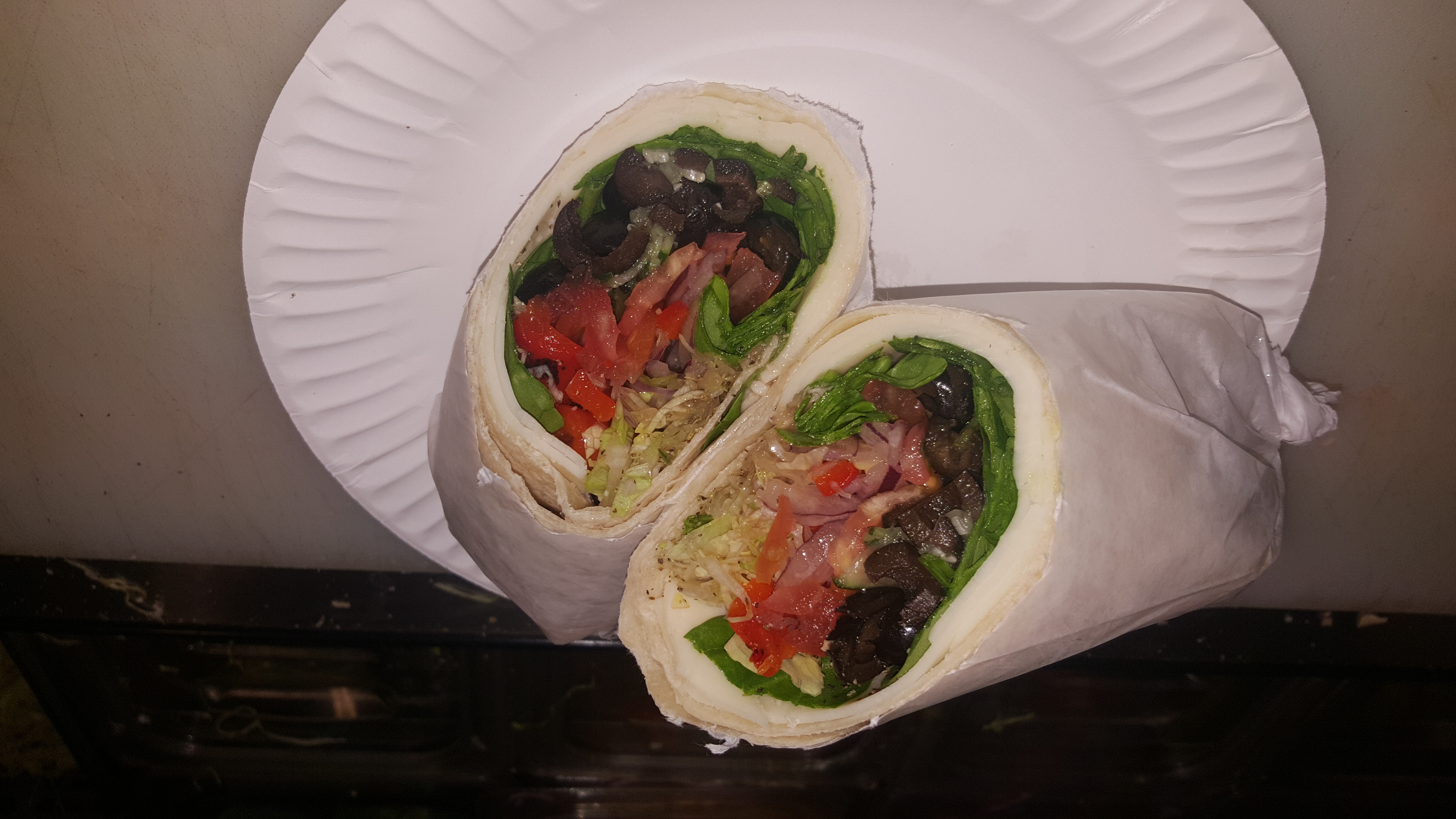 Order Veggie wrap food online from Super hero sub shop store, Jersey City on bringmethat.com