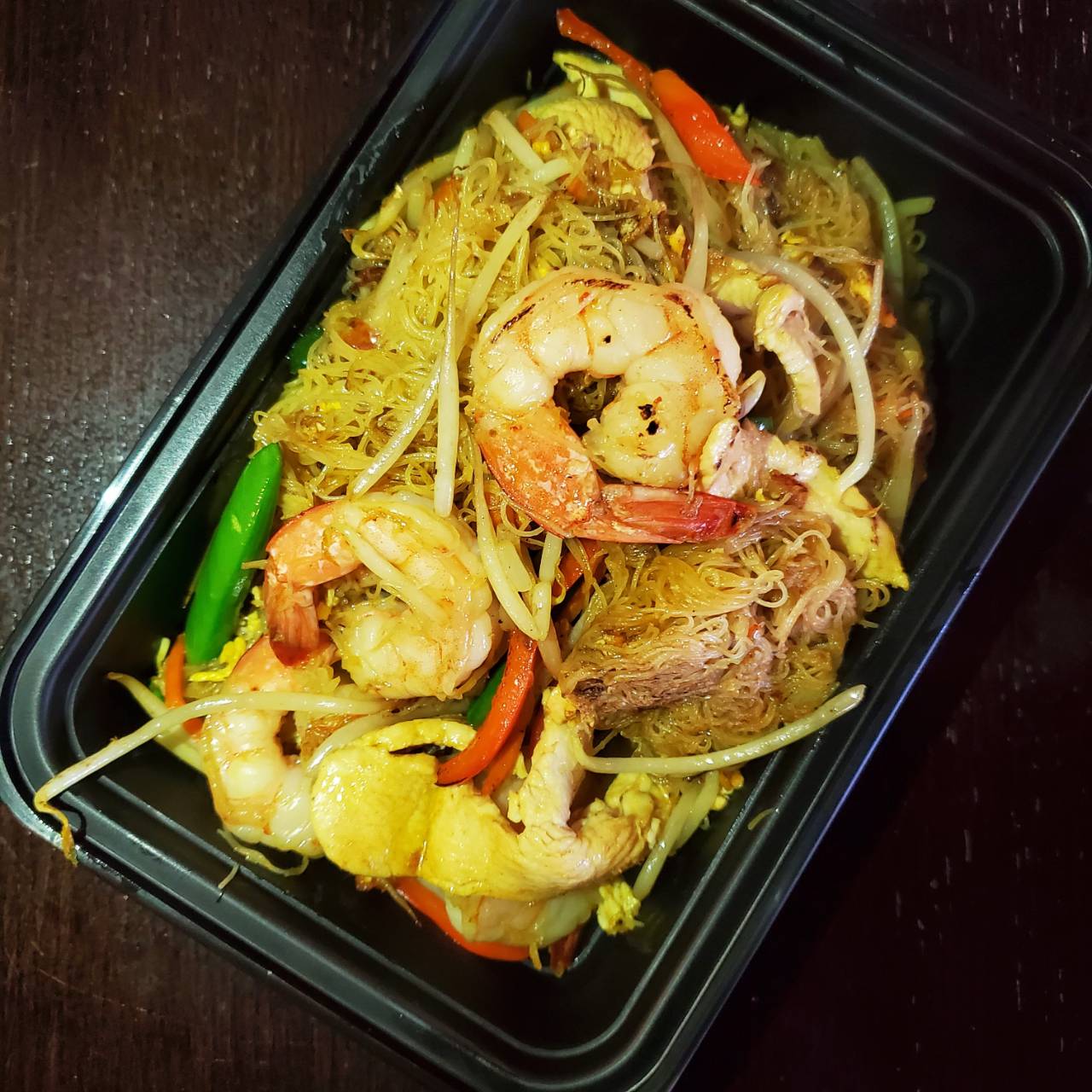 Order Singapore Noodle Dinner food online from Orchid Thai Restaurant & Bar store, Falmouth on bringmethat.com