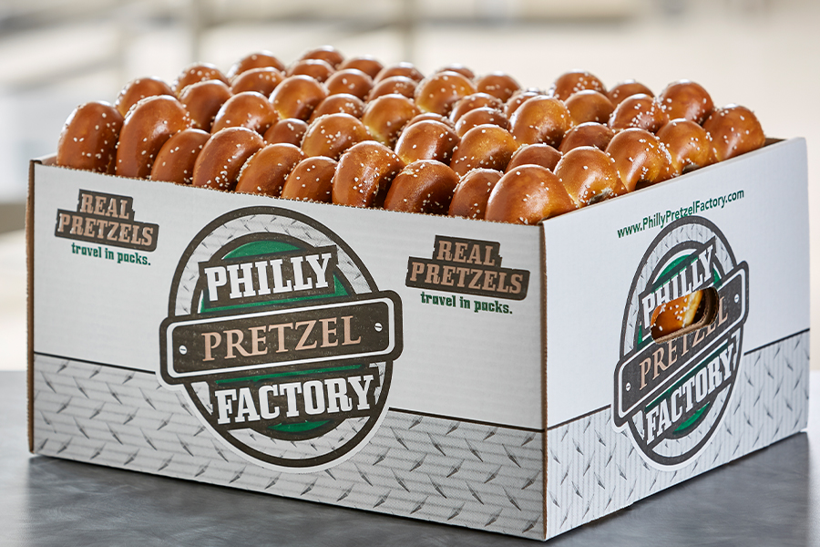 Order 50 Pretzels food online from Philly Pretzel Factory store, Upper Darby on bringmethat.com