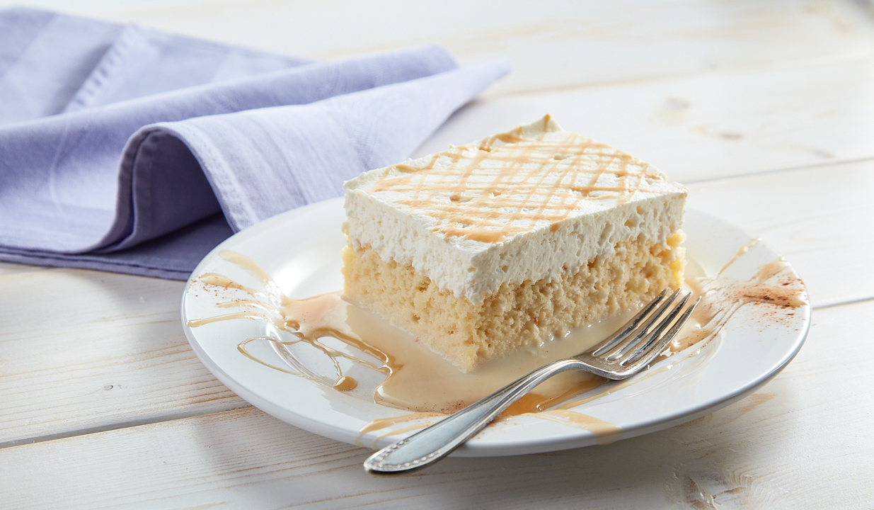 Order Tres Leches, slice food online from Dessert Gallery store, Houston on bringmethat.com