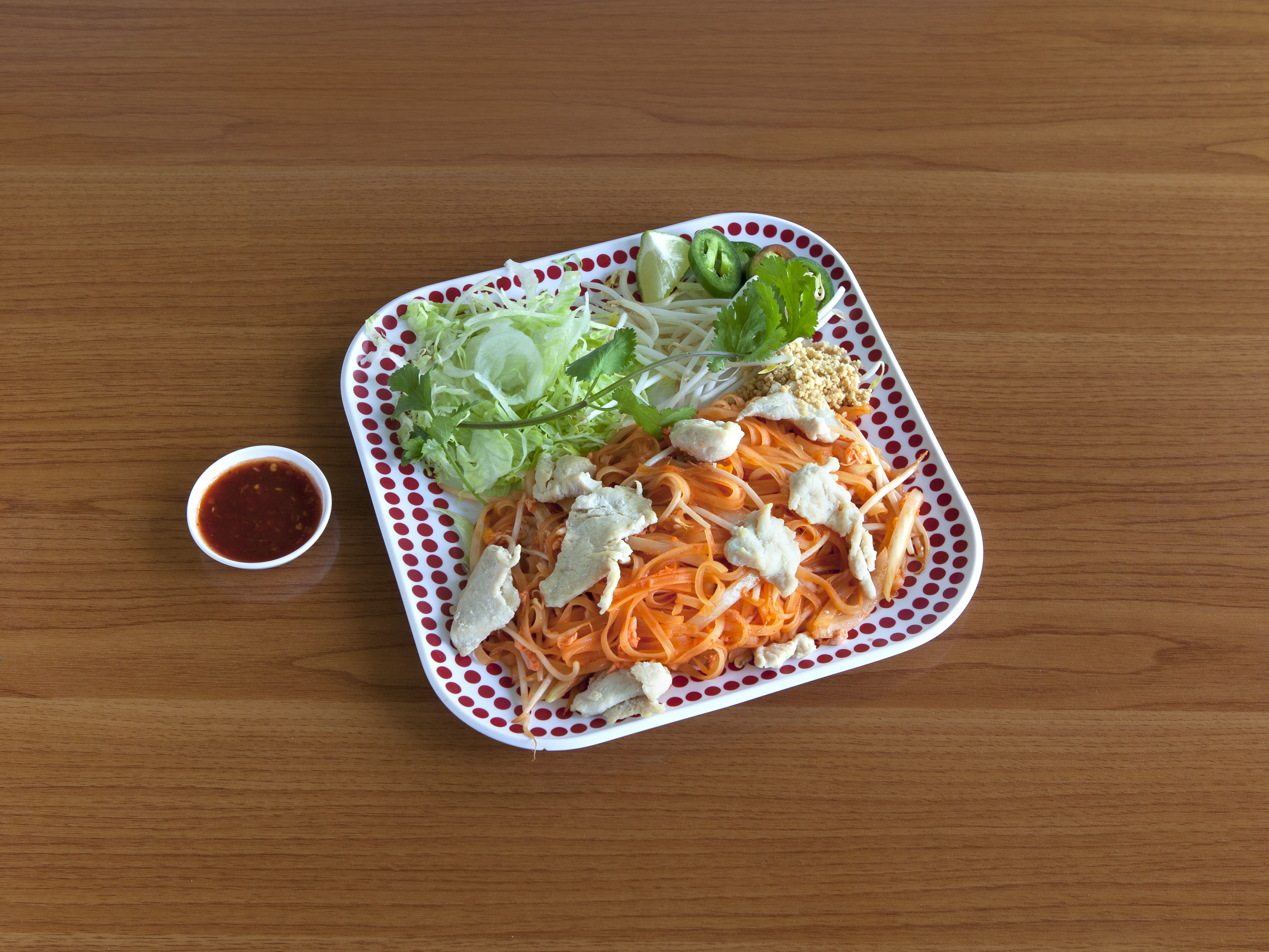 Order 85. Chicken Pad Thai food online from Pho Kobe store, Torrance on bringmethat.com