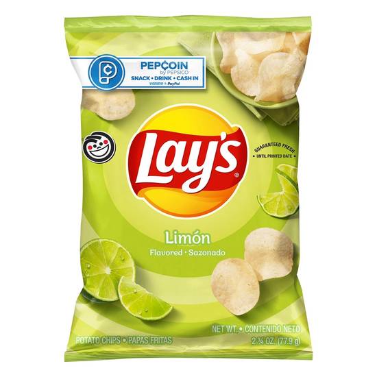 Order Lays Potato Chips Limon Flavored (2.75 oz) food online from Rite Aid store, Eugene on bringmethat.com
