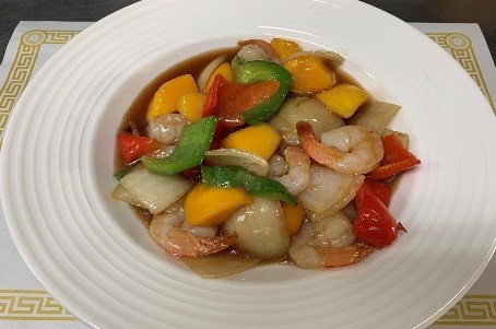 Order 32. Mango Shrimp food online from Taste Of Burma store, Daly City on bringmethat.com