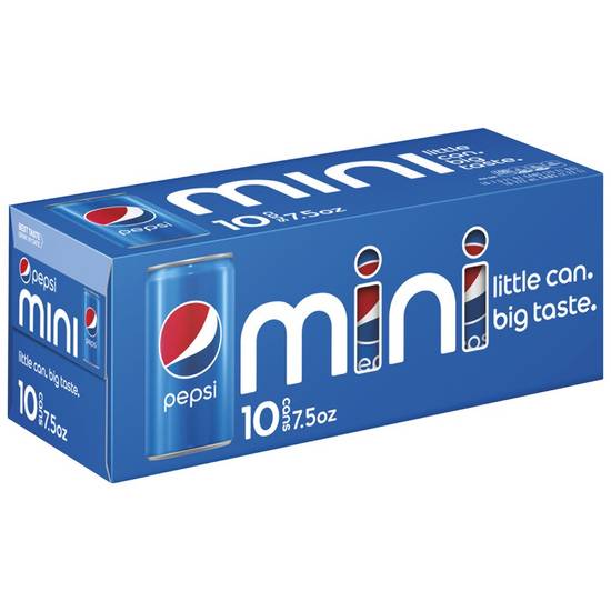 Order Pepsi Cola Cans (7.5 oz x 10 ct) food online from Rite Aid store, Marietta on bringmethat.com