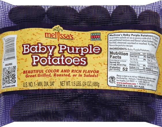 Order Melissa's · Baby Purple Potatoes (1.5 lbs) food online from Jewel-Osco store, Antioch on bringmethat.com