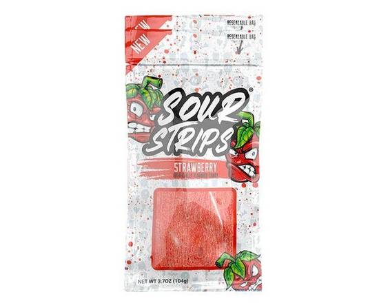 Order Sour Strips Strawberry (3.7 oz) food online from Urban Value Corner Store store, Dallas on bringmethat.com