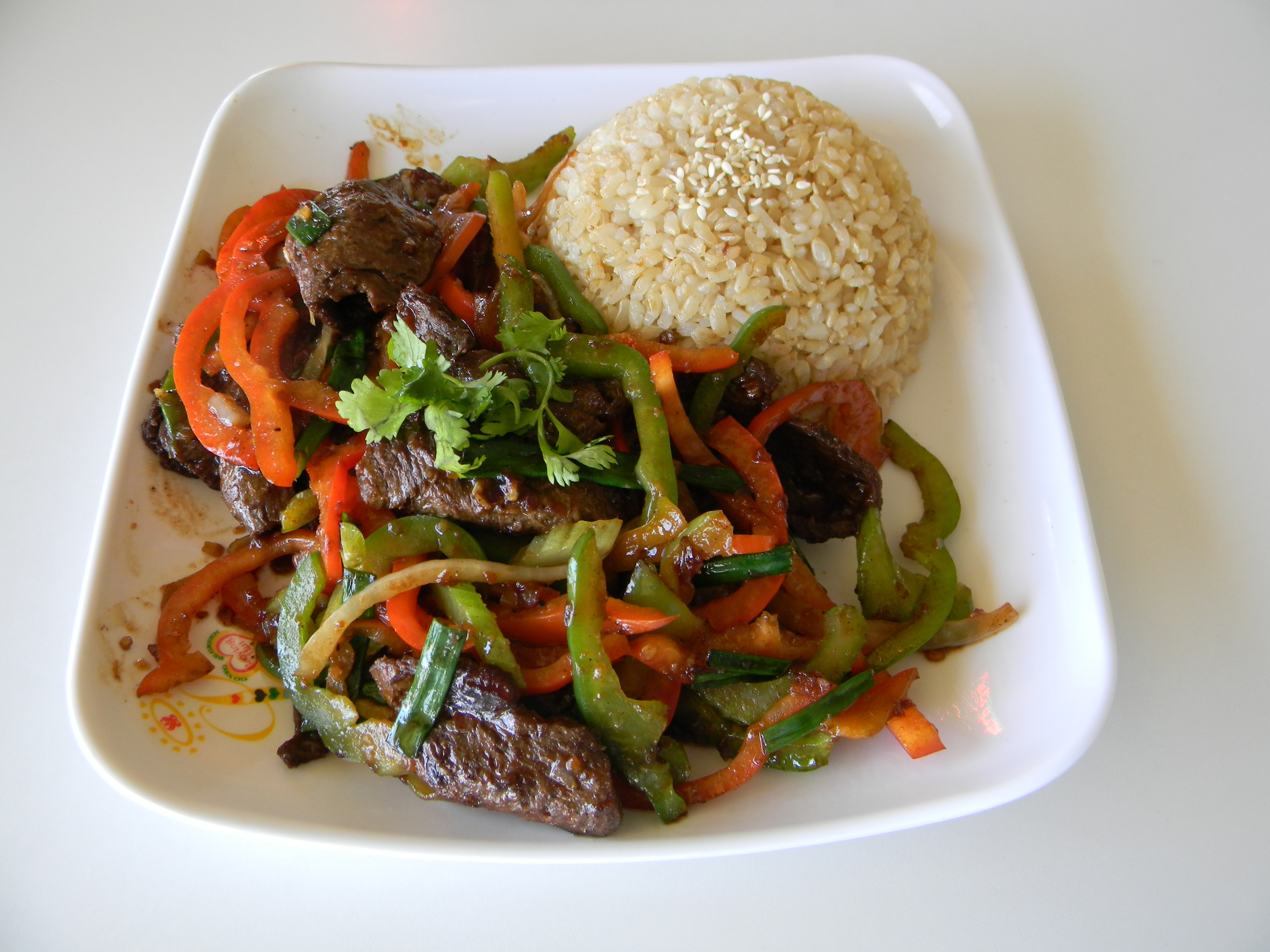 Order 15. Mongolian Wonder Dish food online from Loving Hut Vegan Express store, San Diego on bringmethat.com