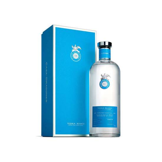 Order Casa Dragones Tequila Blanco 750ml | 40% abv food online from Pink Dot store, Chino Hills on bringmethat.com