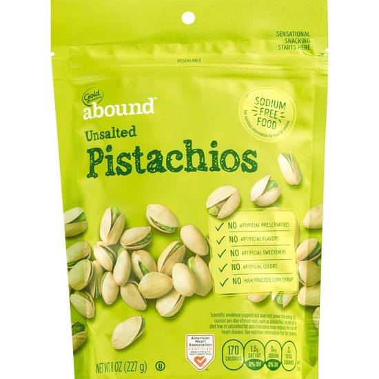 Order Gold Emblem Abound Unsalted Pistachios, 8 OZ food online from CVS store, FOUNTAIN HILLS on bringmethat.com