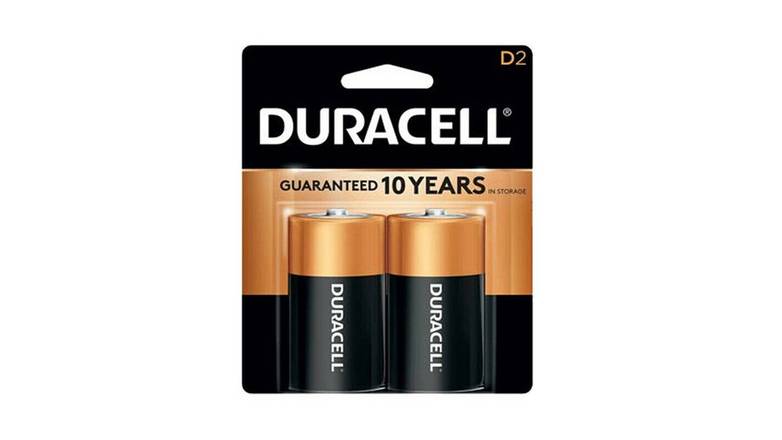 Order Duracell MN1300B2 Duracell D 2 Pack Duracell food online from Route 7 Food Mart store, Norwalk on bringmethat.com