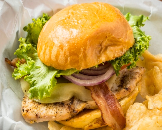 Order Kickin’ Chicken Sandwich food online from Buckeye Tavern store, Macungie on bringmethat.com