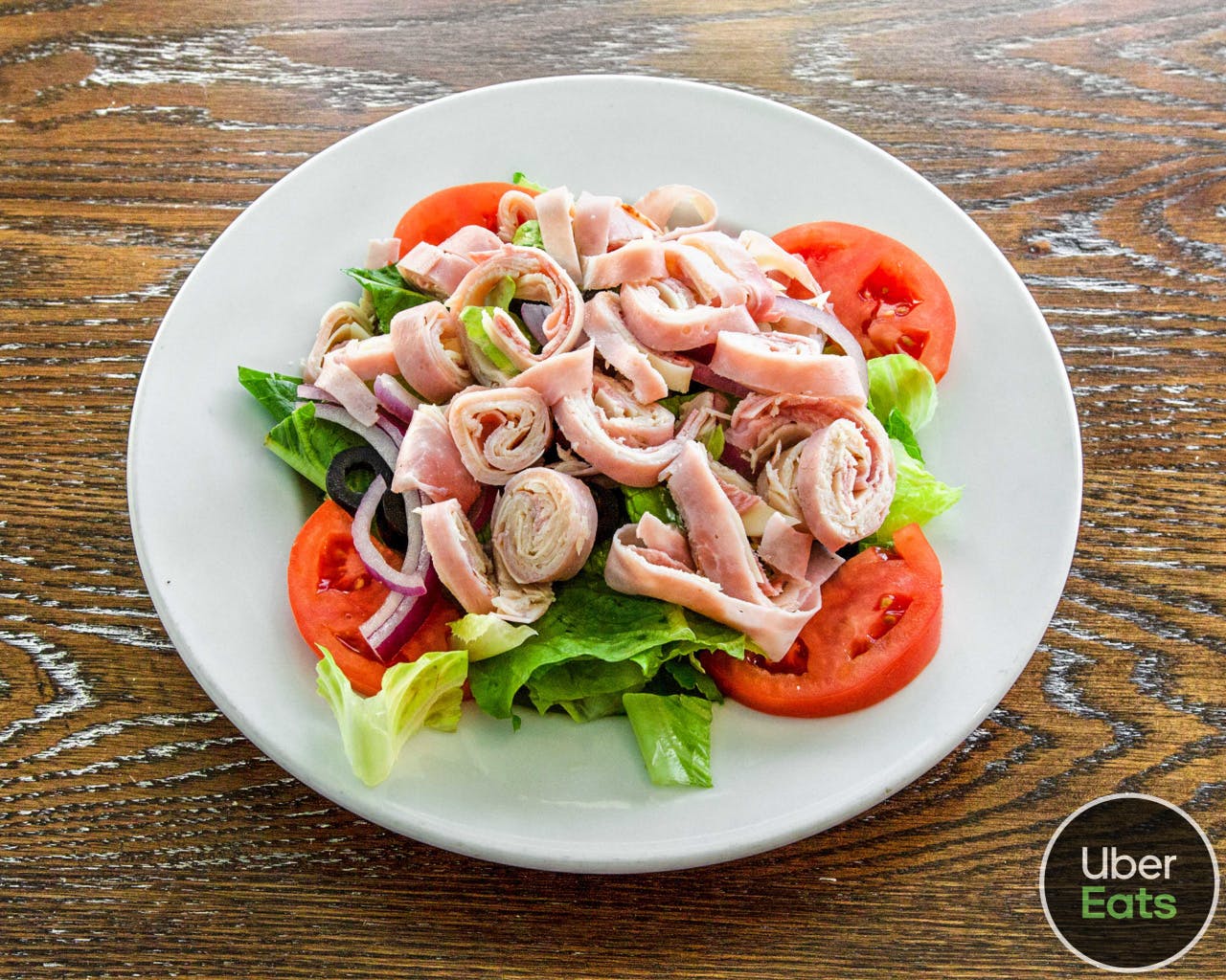 Order Chef Salad - Small food online from Perlas Pizza store, Richmond on bringmethat.com