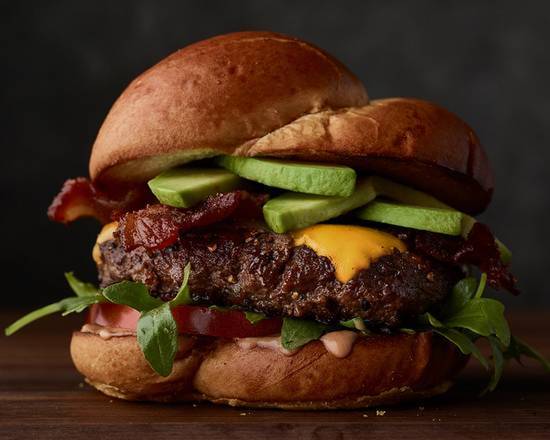 Order California Burger food online from Fleming Prime Steakhouse & Wine Bar store, San Diego on bringmethat.com