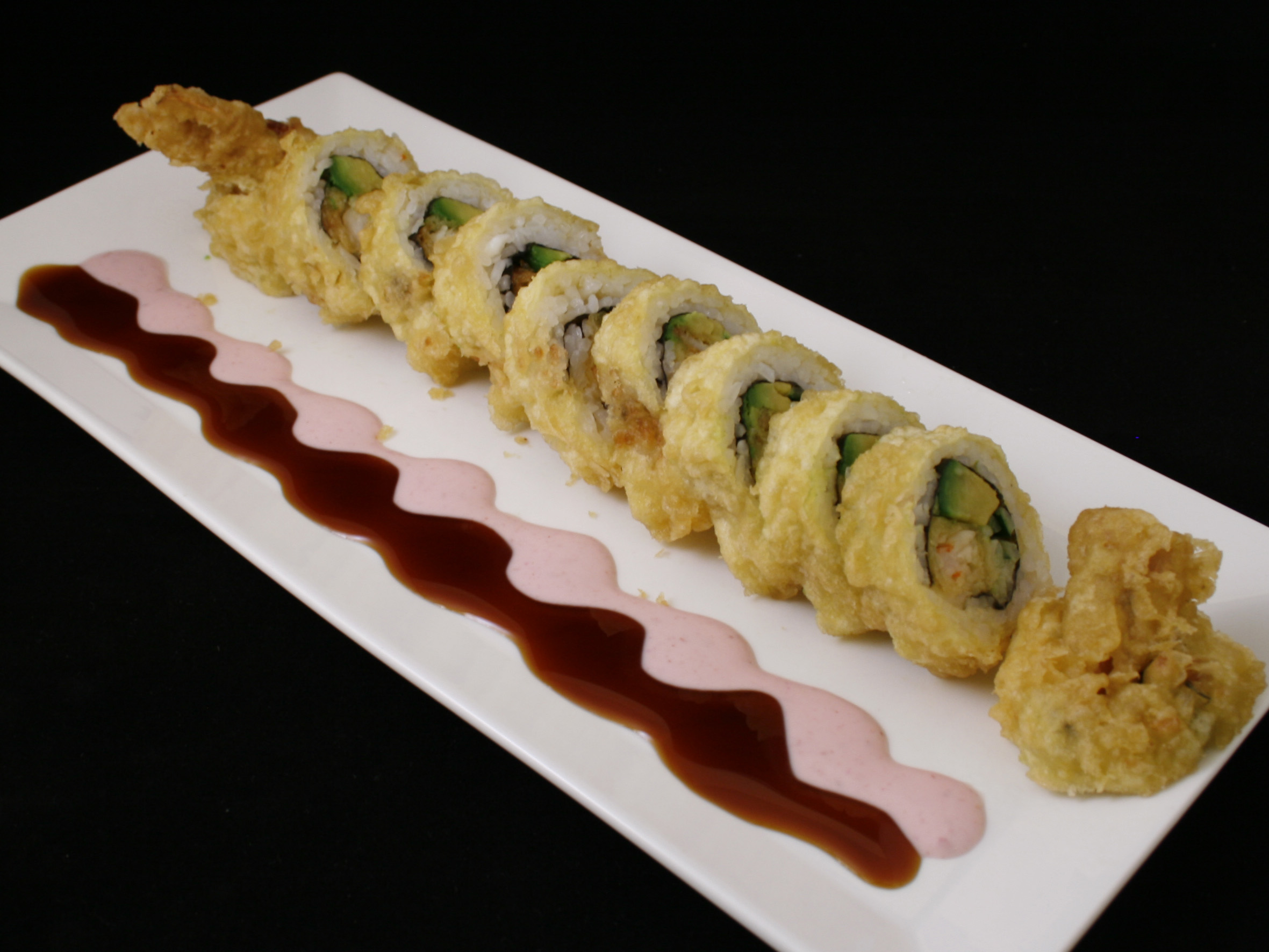 Order Crispy Dragon Fried Roll food online from Sushi Lover store, Belmont on bringmethat.com