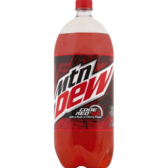 Order Mountain Dew Code Red Cherry Soda food online from Exxon Food Mart store, Port Huron on bringmethat.com