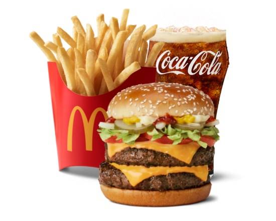 Order Double Quarter Cheese Deluxe Meal food online from Mcdonald store, Cleveland on bringmethat.com