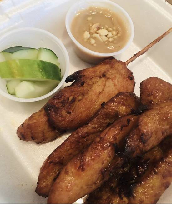 Order Chicken Satay food online from Wild Ginger Asian Bistro store, Cincinnati on bringmethat.com