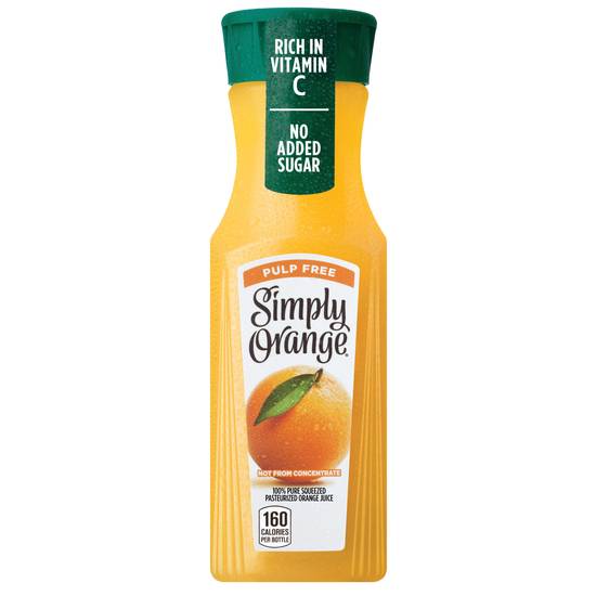 Order Simply Orange Pulp Free Orange Juice, 11.5 OZ food online from Cvs store, FALLS CHURCH on bringmethat.com
