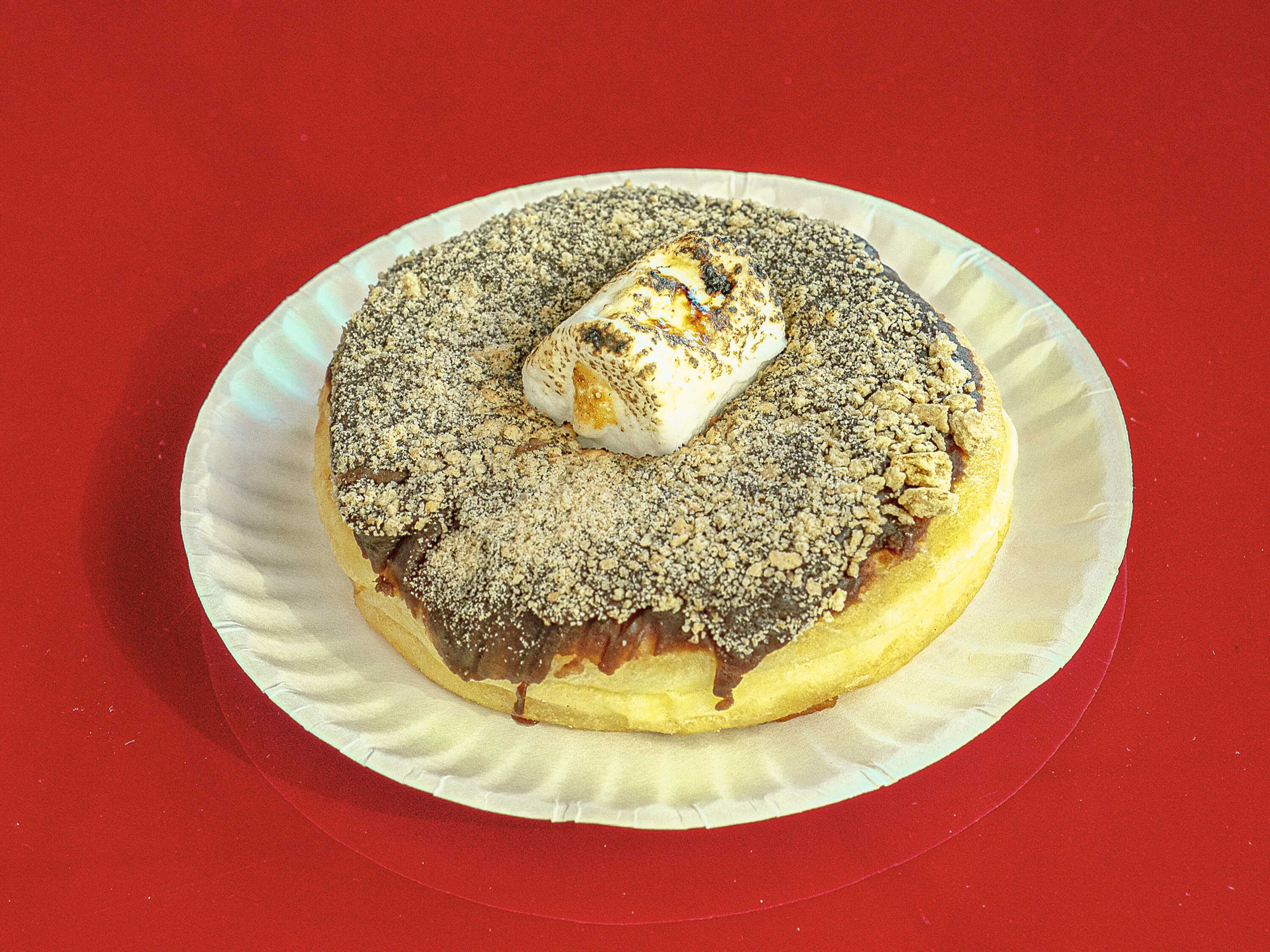 Order The S'morenut Donut food online from Hammer Donuts store, Lafayette on bringmethat.com