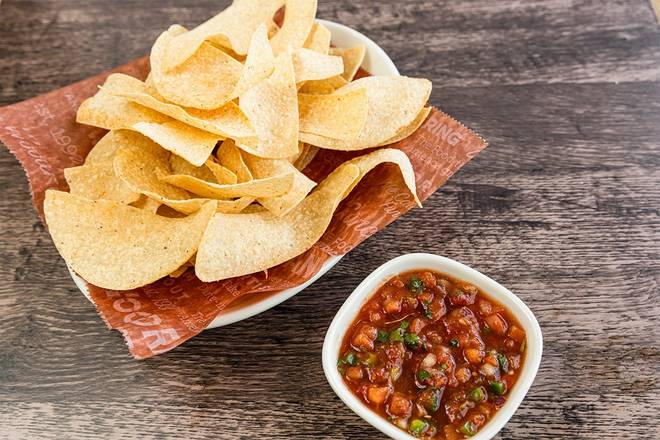 Order Fresh Salsa and Chips food online from Wood Ranch BBQ & Grill store, Camarillo on bringmethat.com