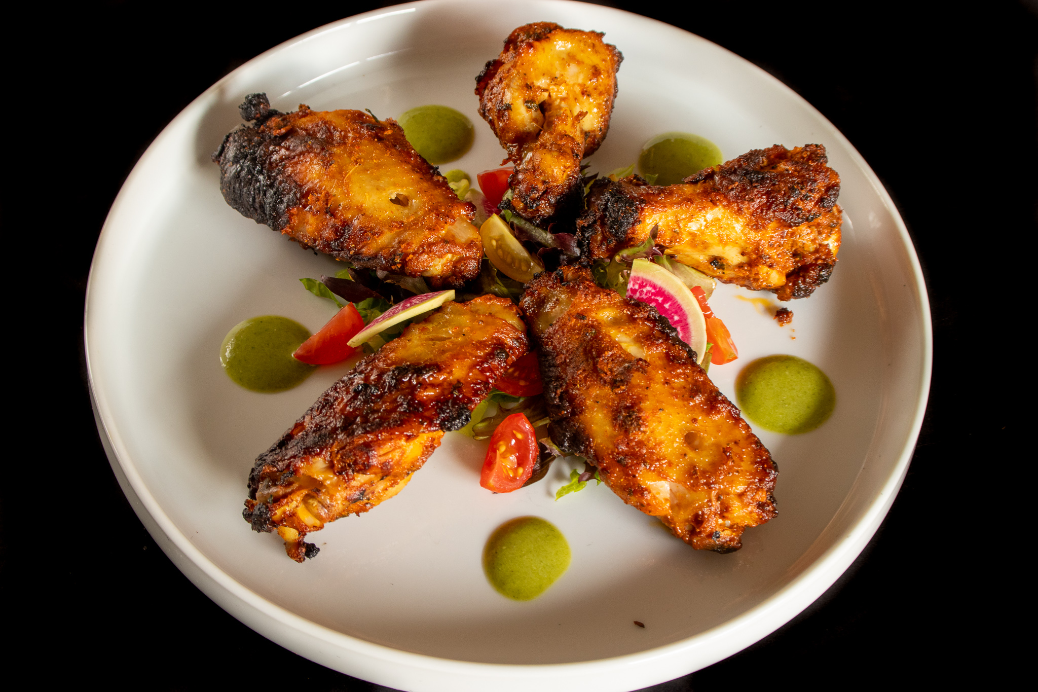 Order Tandoori Chicken Wings GF food online from Spice Kraft Indian Bistro store, Arlington on bringmethat.com