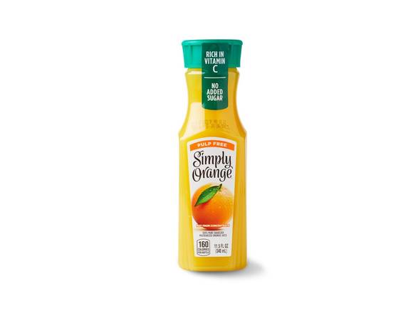 Order Simply Orange® Juice (Pulp Free) food online from Qdoba Mexican Eats store, Fort Collins on bringmethat.com