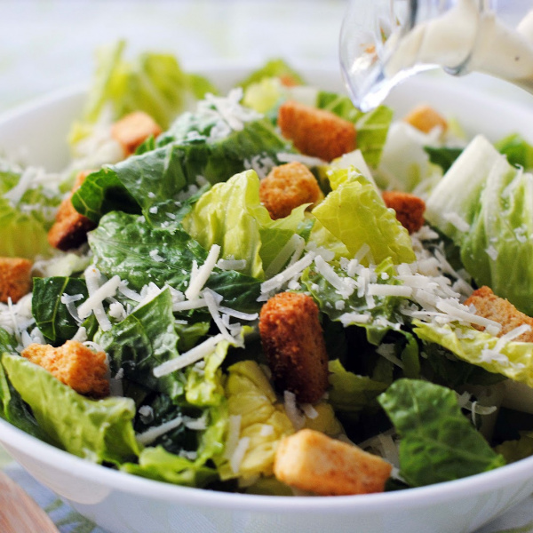 Order Caesar Salad food online from Little Slice of NY store, Camden on bringmethat.com