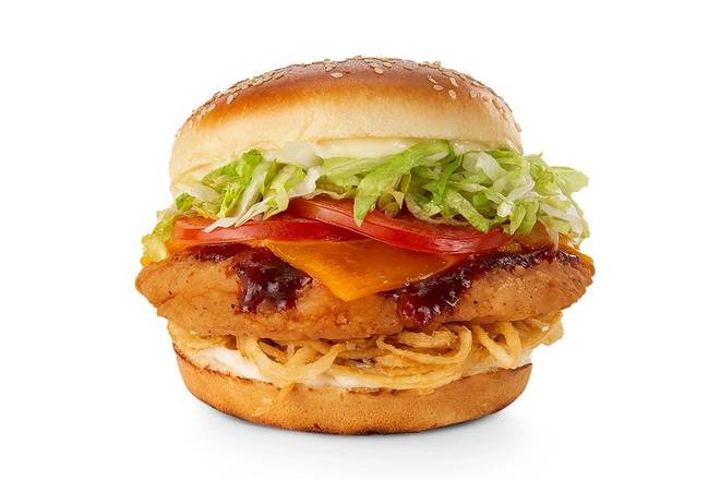 Order Crispy BBQ Chicken Sandwich food online from Chicken Sammy 727 store, East Brunswick on bringmethat.com